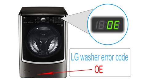 Power OFF the washer; Unplug the washer from the power outlet or flip the circuit breaker to turn the unit off. . Lg washer code oe